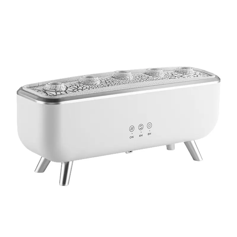 Mini Sound-Activated Jellyfish Cute Noiseless Humidifier - Colorful Ambient Light, Smoke Ring Function, Essential Diffuser for Home