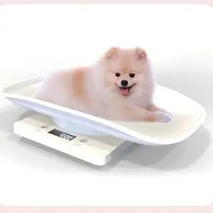 Home Small Pet Weight Scale, Electronic Charging Scale, Smart Weighing Tray Scale, Cat Puppy Newbie Use, Ideal for Cats and Puppies