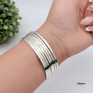 MINARA 950 Silver SEMANARIO aro liso - Brazalete semanario