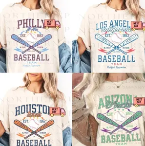 Baseball 2026 Shirt for All Team Vintage Shirt, Comfortable Cotton Shirt, Gift for Baseball Fans A34 [Adult - Youth]