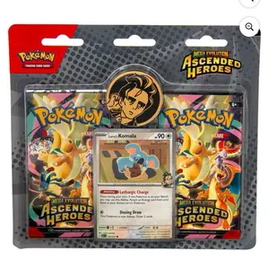 Pokemon Trading Card Games Mega Evolutions  2.5 Ascended Heroes 2Pk Blister- randomly selected promo