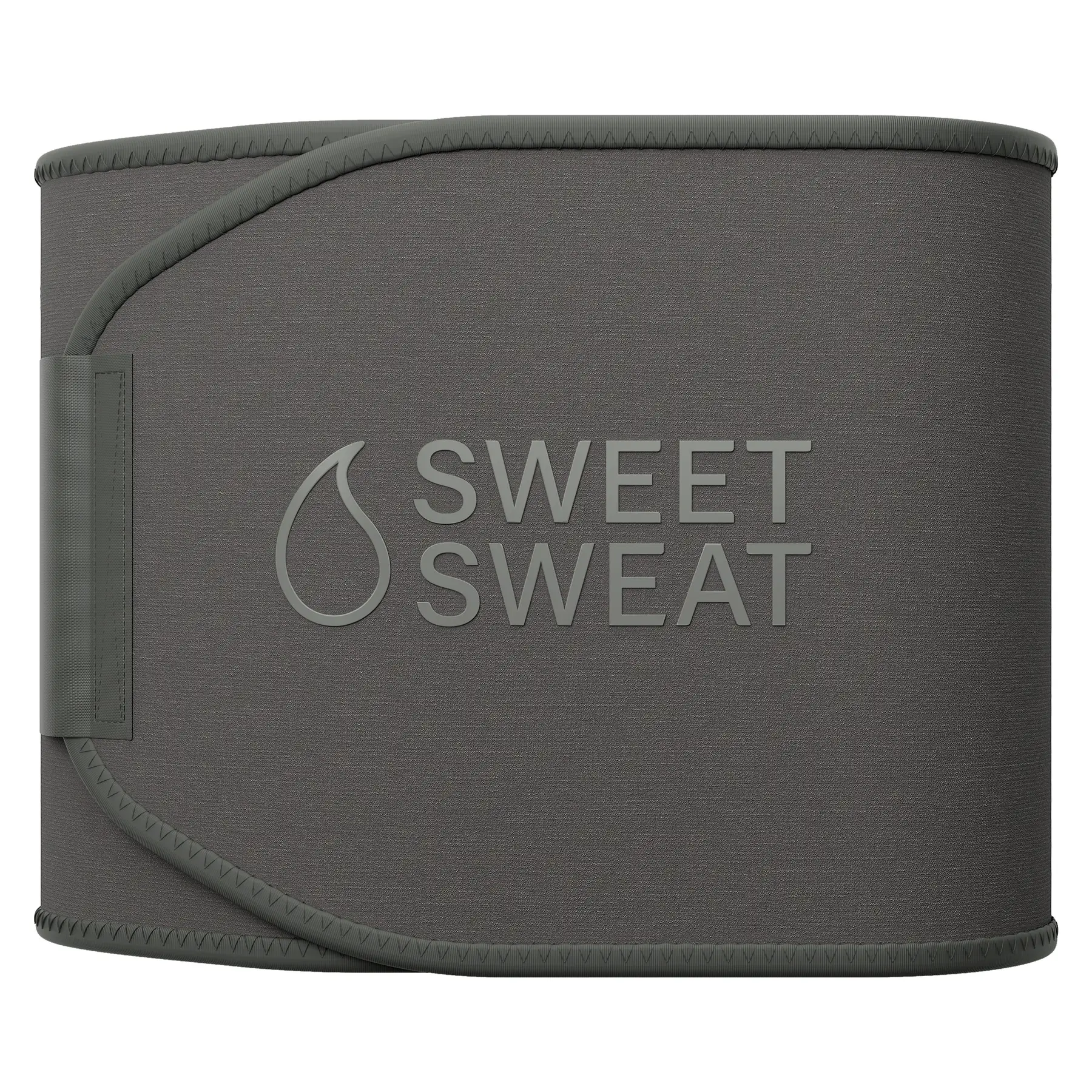 Sweet Sweat Ab Trainer for Women and Men - Sweat Band Waist Trainer Belt for High Intensity Training and Gym Workouts, 5 Adjustable Sizes