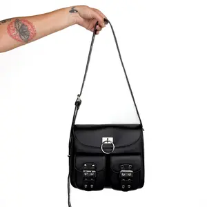 O Ring Moto Crossbody Bag