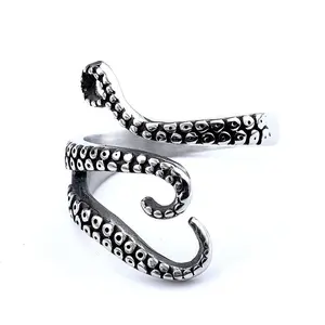 Creative octopus shape ring, adjustable ring, vintage jewelry, can be used as a hairband
