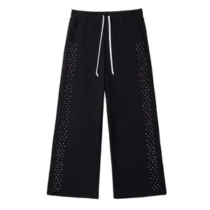 Cactus Valley Crystal Cactus Sweatpants Black