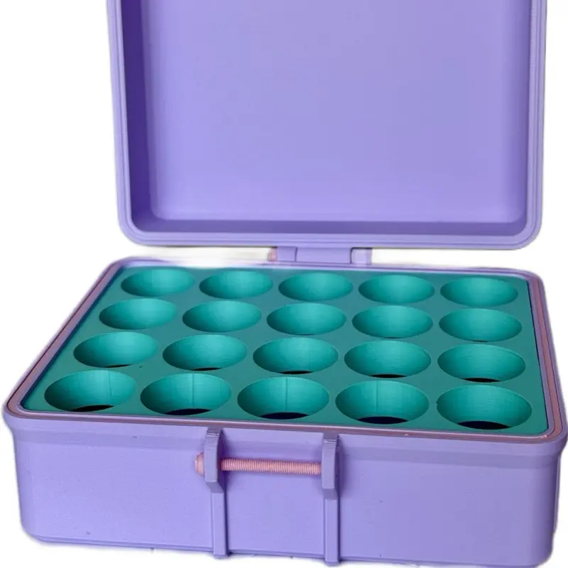 10ml Vial Case, 20-Count Packaging for Secure Storage and Organization