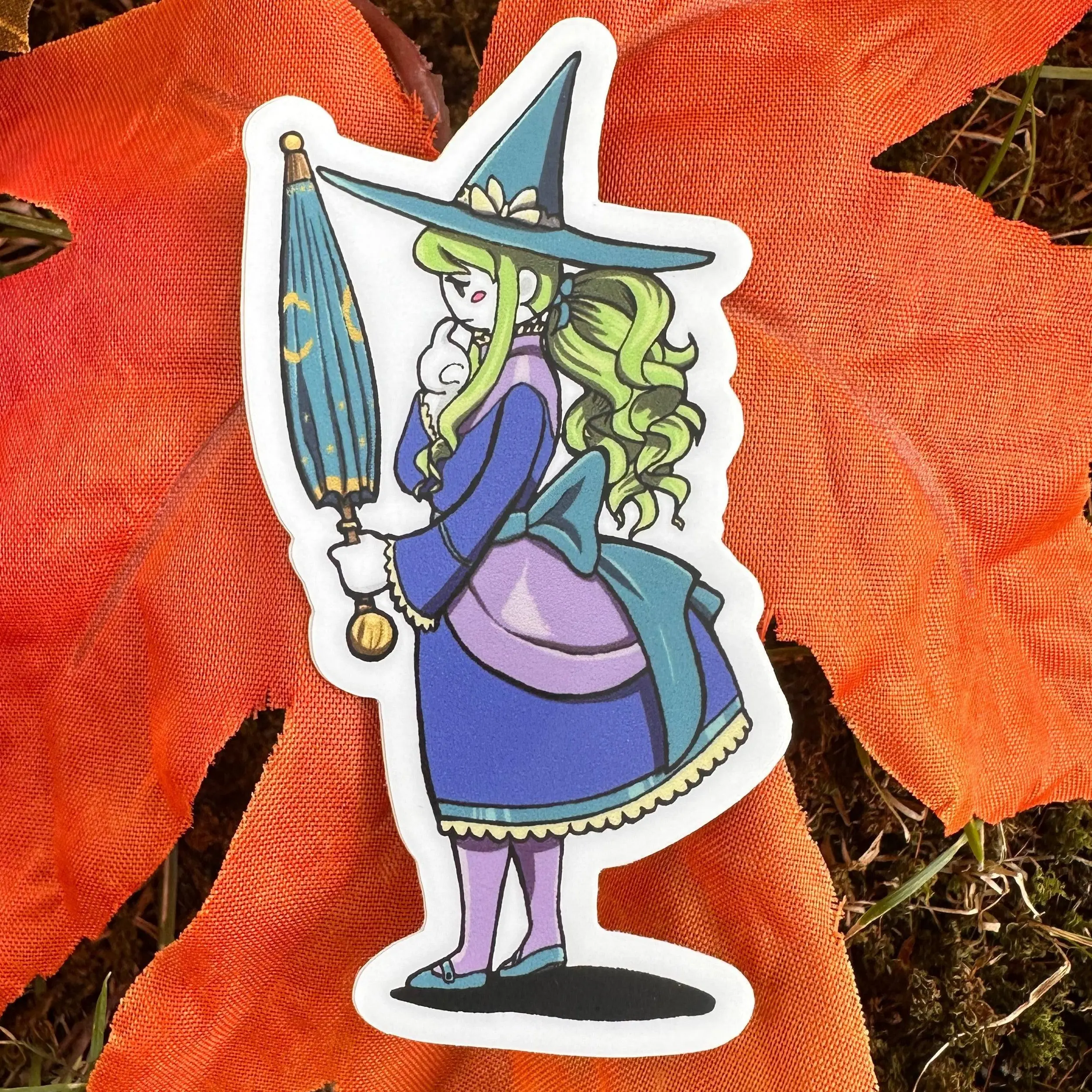 Sad Witch Sticker