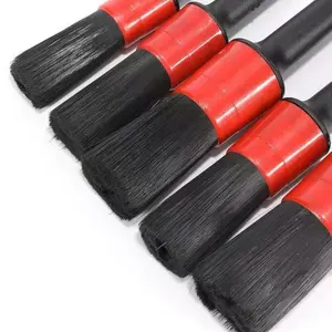 Car Detailing Brush Set, Soft Bristle Car Cleaning Brushes, Multi-Functional Interior Gap Cleaner, 5-Piece Car Wash Brush Kit, Car Detailing Accessories