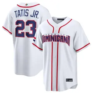 2026 Fernando Tatis Jr #23 Dominican Republic WBC Baseball Jersey - White Republica Dominicana National Team Stitched Sports Jersey