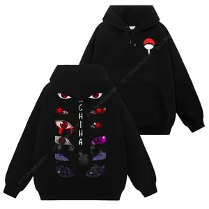 [Uchiha Fashion] Limited Uchiha Clan Sharingan Logo - Naruto Shippuden #28 Hoodie T-Shirt Sweatshirt, Retro Vintage Unisex Graphic 90s Cotton, Gift For Wibu, Anime Manga Y2K Streetwear