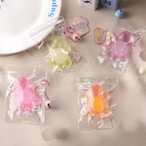 4 PCS Turtle Squishies Toy, Realistic Sticky Turtle with keychian Squeeze Fidget Toys Stress Relief for Kids Adults Autism Birthday Gifts