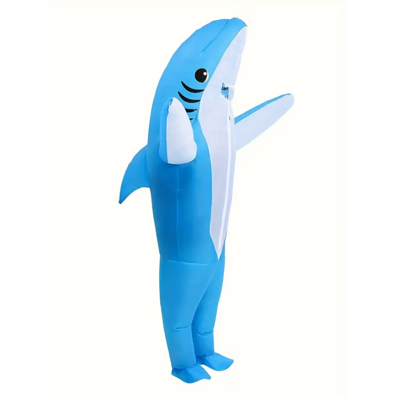 Funny Inflatable Shark Costume For Adult Shark Blow Up Costume Inflatable Halloween Party Costumes For Men