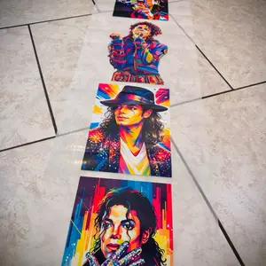 Michael Jackson Pop Art DTF Transfers