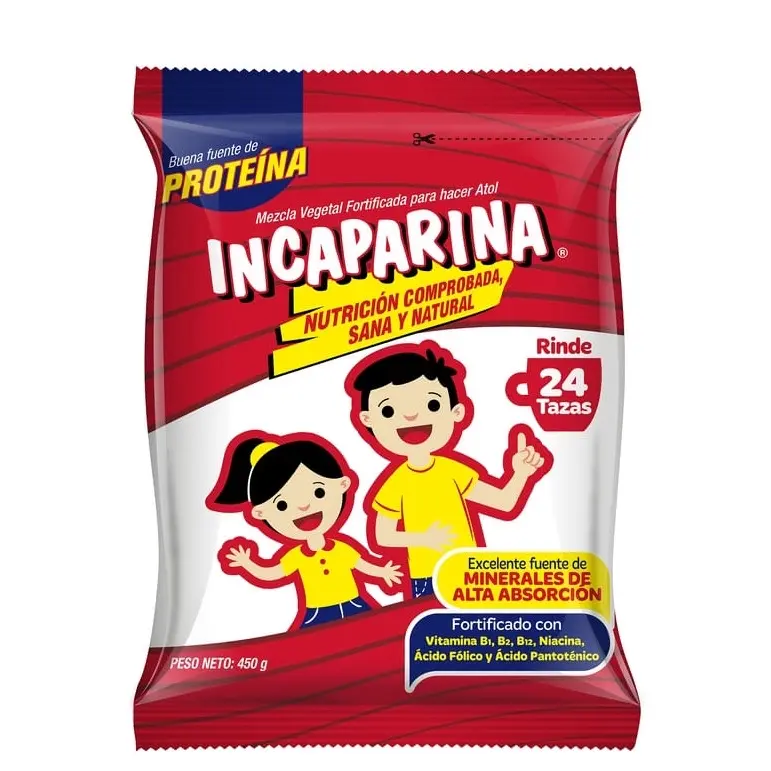 Incaparina corn and soy hot cereal mix de 1 Bolsa de 450 g