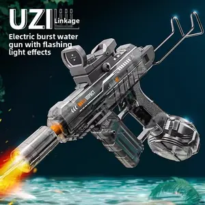 New Light-Up Full Auto Water Gun for Kids | High Pressure Long Range Automatic Water Blaster | Perfect for Water Fights