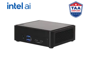 ASRock Industrial NUCS BOX-358H Slim AI Mini PC, Intel Core Ultra Processor (Series 3), NPU AI Engine, DDR5-7200, USB4/Thunderbolt 4, Dual 2.5GbE, Wi-Fi 7, Memory and Storage Sold Separately