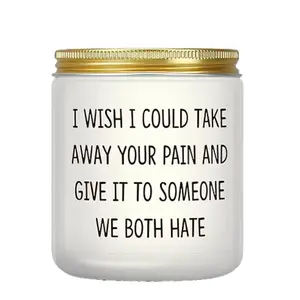Get Well Soon Gifts for Women Men, Funny Present for Her Him After Surgery, Feel Better Gift for Mom Sick Friends, Grieving, Divorce, Sorry for Your Loss, Relaxing Pressure Candles