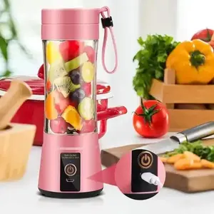 【Newly upgraded thicker version】Mini Portable Juicer Blender Cup USB-Rechargeable Mini Fruit & Vegetable Blender for Personal Smoothies Compact All-in-One Professional Blender Leak Proof Design Puree Maker Juicy Fruits Quality juicers machines fresh juice