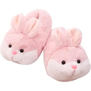 Women's Bunny Slippers - Funny  Indoor Plush Slippers