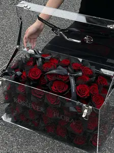 Luxury Red 60 Preserved Rose Box