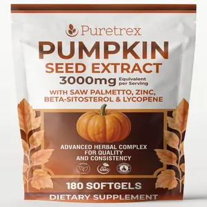 Cold Pressed Pumpkin Seed Oil & Saw Palmetto – 3000mg Softgels
