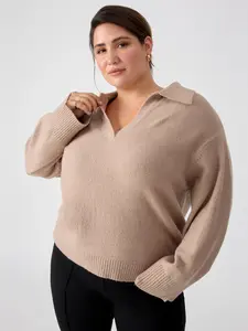 Johnny Collared Sweater Mocha Meringue Inclusive Collection