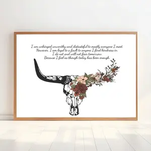 Fear and Fridays Poster No Frame, Country Music Lyrics, Fear And Friday’s (poem), Western Decor - Decor Home Decoration