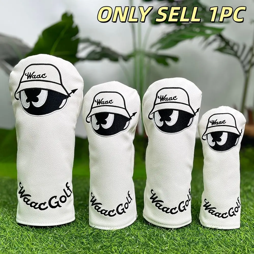Peter Pan Pattern Golf Club Head Covers, Durable PU Material, Dust-Proof Design, Ideal Gift for Weekend Golfers & Adventure Enthusiasts, Golf Gift Accessory, Golf Accessories