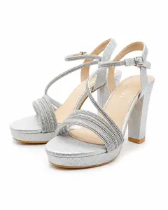 “Rhinestone Platform Heels for Prom & Graduation”
