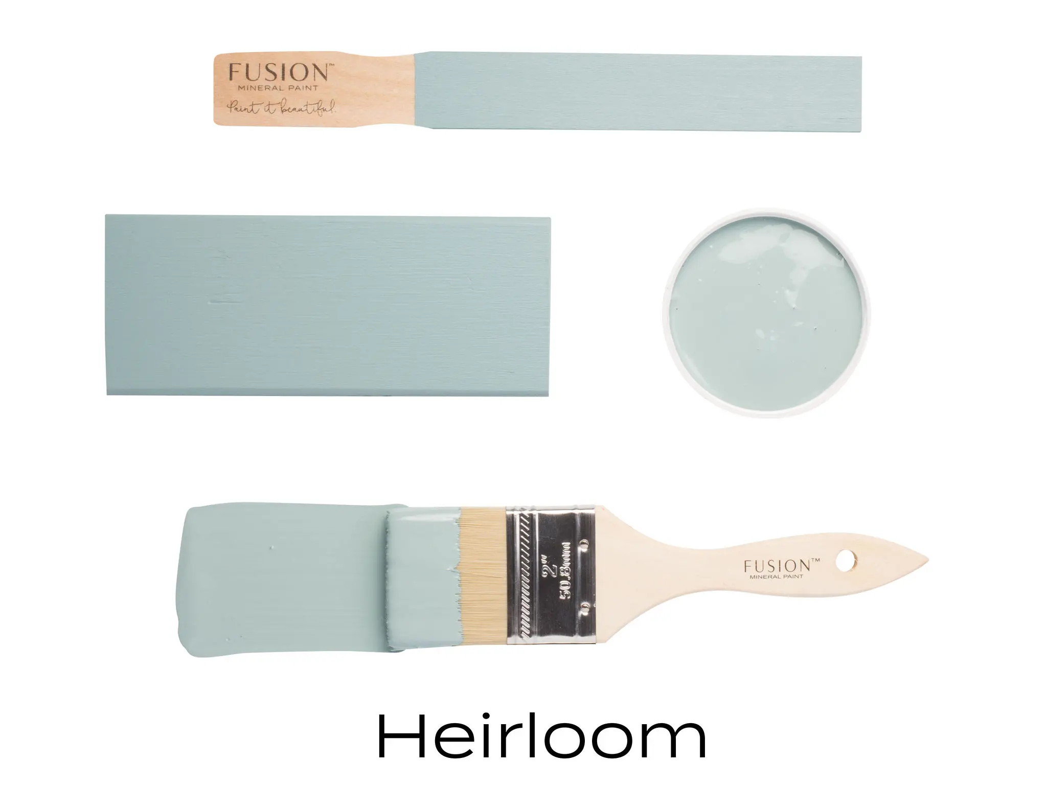 Fusion Mineral Paint + Color: Heirloom + Acrylic Resin Paint + Built in Top Coat