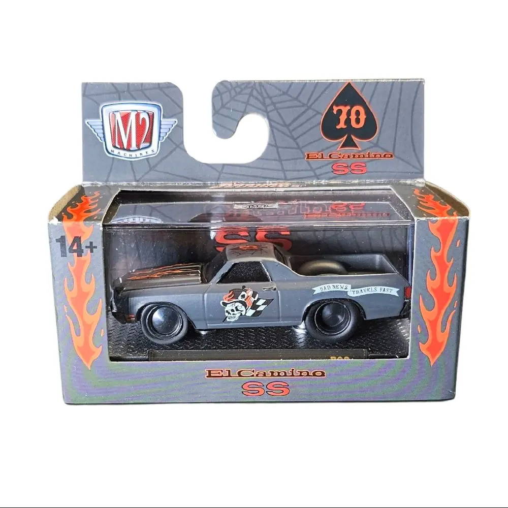 M2 Machines 1970 Chevrolet El Camino SS - Limited Edition Diecast Car Model, Collectible Diecast Toy