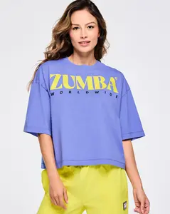 Zumba Out Loud Oversized Boxy Crop Top