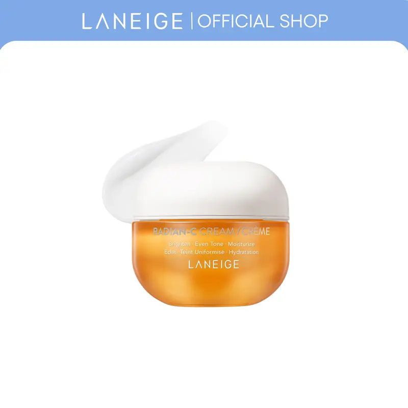 Laneige Radian-C Cream, Moisturizing, Brighten, Skincare Moisturize Glow, Korean Skincare, Moisturizer Vitamins Moisture