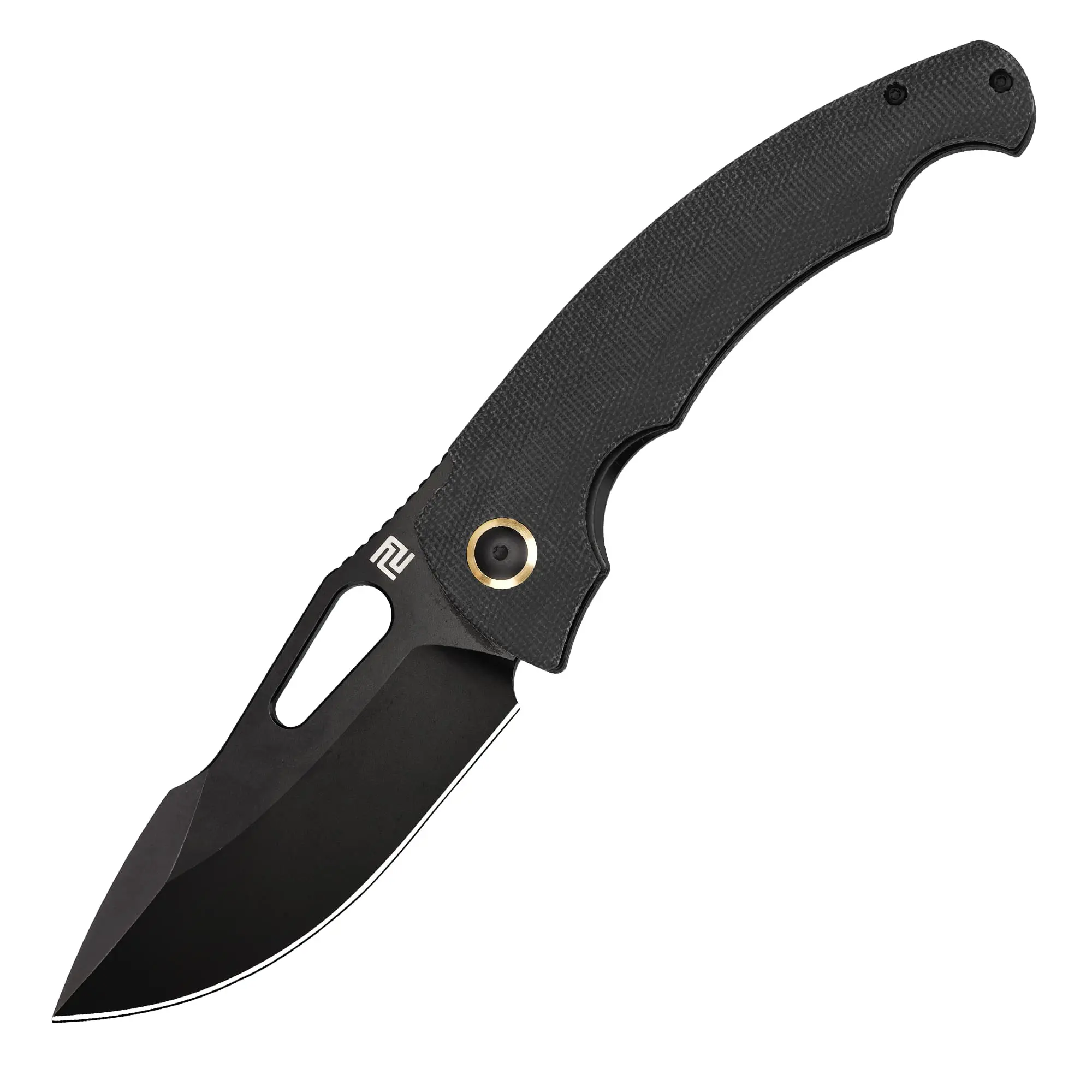 Black PVC/ Black Micarta Handle