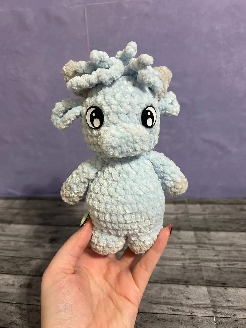 Handmade Crochet Highland Cow Plushie