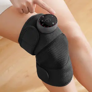 Heated Vibrating Knee Massager, 5 Speed Massage & 5 Heating Modes Electric Massager, 3 in 1 Shoulder, & Knee & Elbow Massager for Men & Women