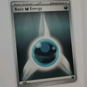 Pokemon Basic Darkness Energy Black and White 2025 Common #023 Trading Card Game TCG