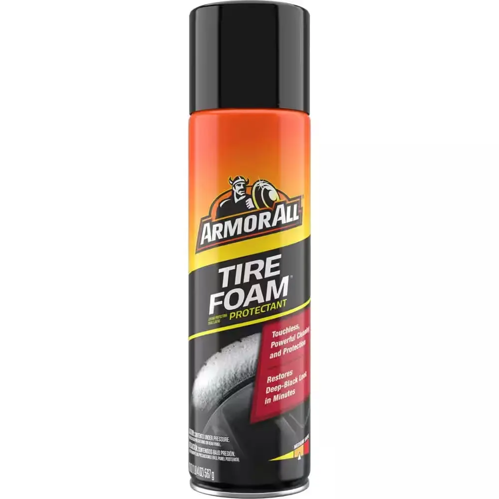 Armor All 20 oz Tire Foam Protectant - Specialized for Extensive Tire Protection & Longevity - Convenient 20 oz Size for Optimal Coverage