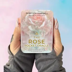 The Rose Pocket Oracle: A 44-Card Deck & Guidebook in Compact Tin for Spiritual Journey