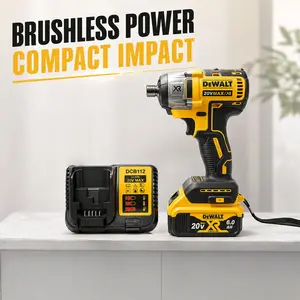 DEWALT DCF887 Brushless Cordless Impact Driver - 205N-m High Torque, 20V Max Lithium-lon Battery Powered,Electric Screwdriver