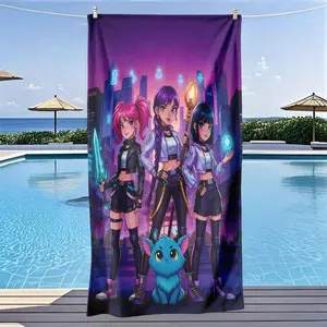 Ultra-Soft Polyester Beach Towel, Quick-Dry Yoga Travel Swim Camping, Large Size, Best Gift Choice