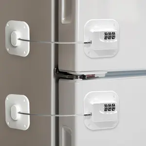 Fridge Lock Refrigerator Freezer Childproof Locks for Cabinets and Drawers Easy Install No  Needed Combo Lock Multifunctional  Safety Cabinet Locks
