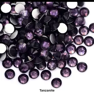 SS16 Tanzanite Glass Rhinestones