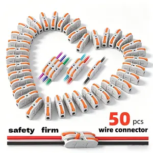 Single-Wire Interface Connector, LowWeekly DealsVoltage Wire Connector with Locking Buckle, FastConnect Plugs Led Light Strip Connectors, LeadStrip Automotive Wiring Electricity PowerDistribution Secure,DIY Modular Design for EasyAssembly by Hobbyists