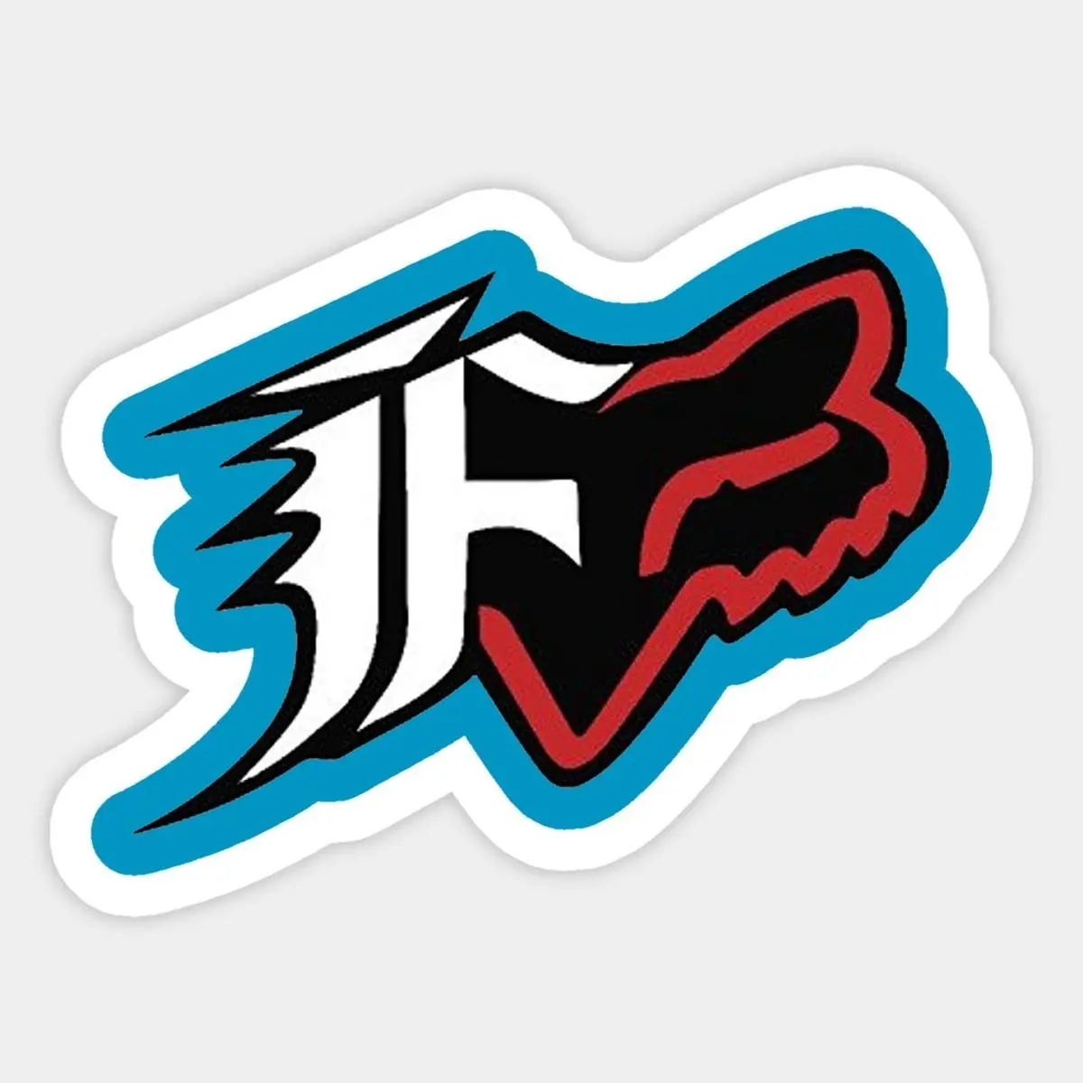 Racing Monster Stickers - Motocross Dirt Bike Decal for Helmets and Cars