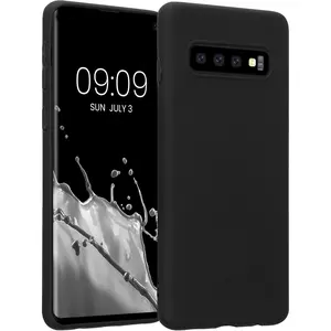 Mobile Phone Case For Samsung Galaxy S10, Slim Shockproof Flexible Black Matt Soft Silicone Protective Phone Case Cover Accessories