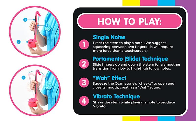 Otamatone Regular [Blue] - Japanese Musical Instrument Electronic Synthesizer - Maywa Denki Studio - Fun Gift for Children, Teens, Adults