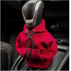 Gear Shift Mini Hoodie Cover Shift Cover Gear Handle Decoration Fits Manual Automatic Universal Car Shift Lever Interior Decor so cute