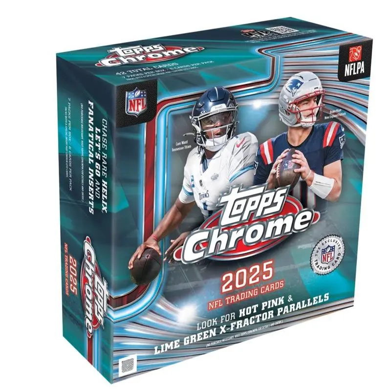 2025 Topps Chrome NFL Mega Box