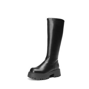 DREAM PAIRS Women's Platform Lug Sole Knee High Boot Heels - Comfortable Shoe for Summer Footwear